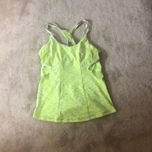 Work out top with built in bra
